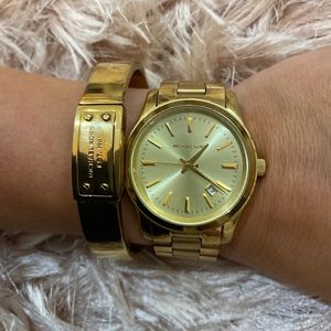 Michael Kors Women's MK5160 3 Hand Runway Watch